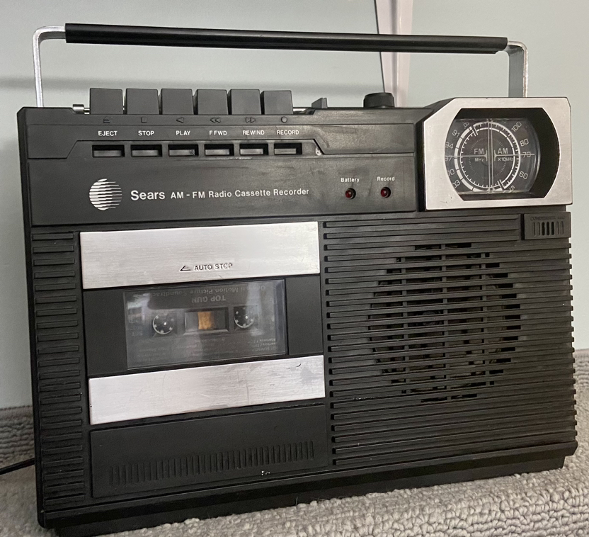 Vintage Sears AM/FM Radio & Cassette Player thumbnail