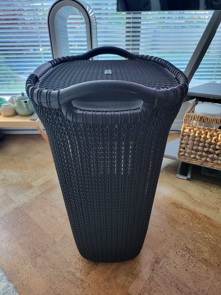 KNIT LAUNDRY HAMPER BASKET 57L

 - photo 3