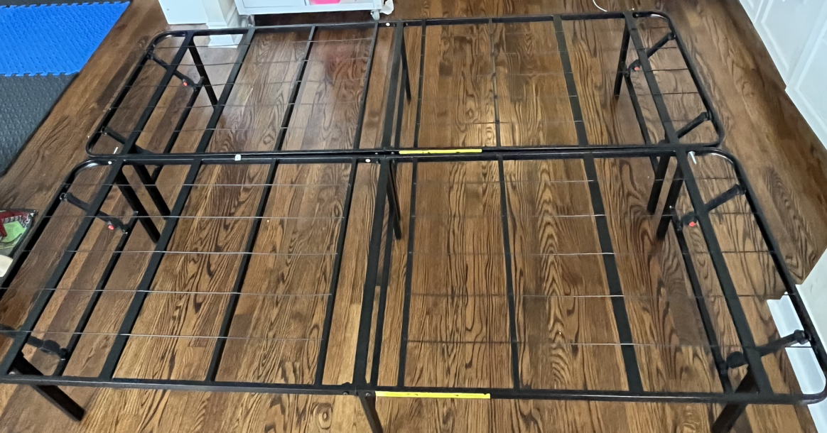 Foldable Steel Bed Frame - Full Size - photo 2