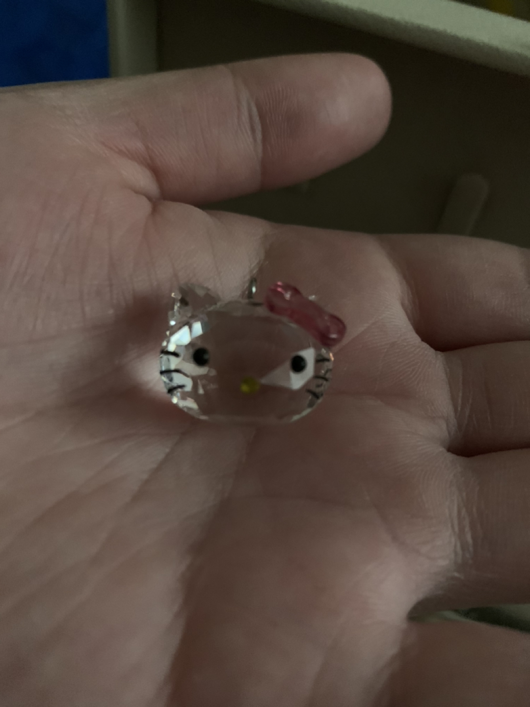 Hello kitty Swarovski Crystal pendent thumbnail