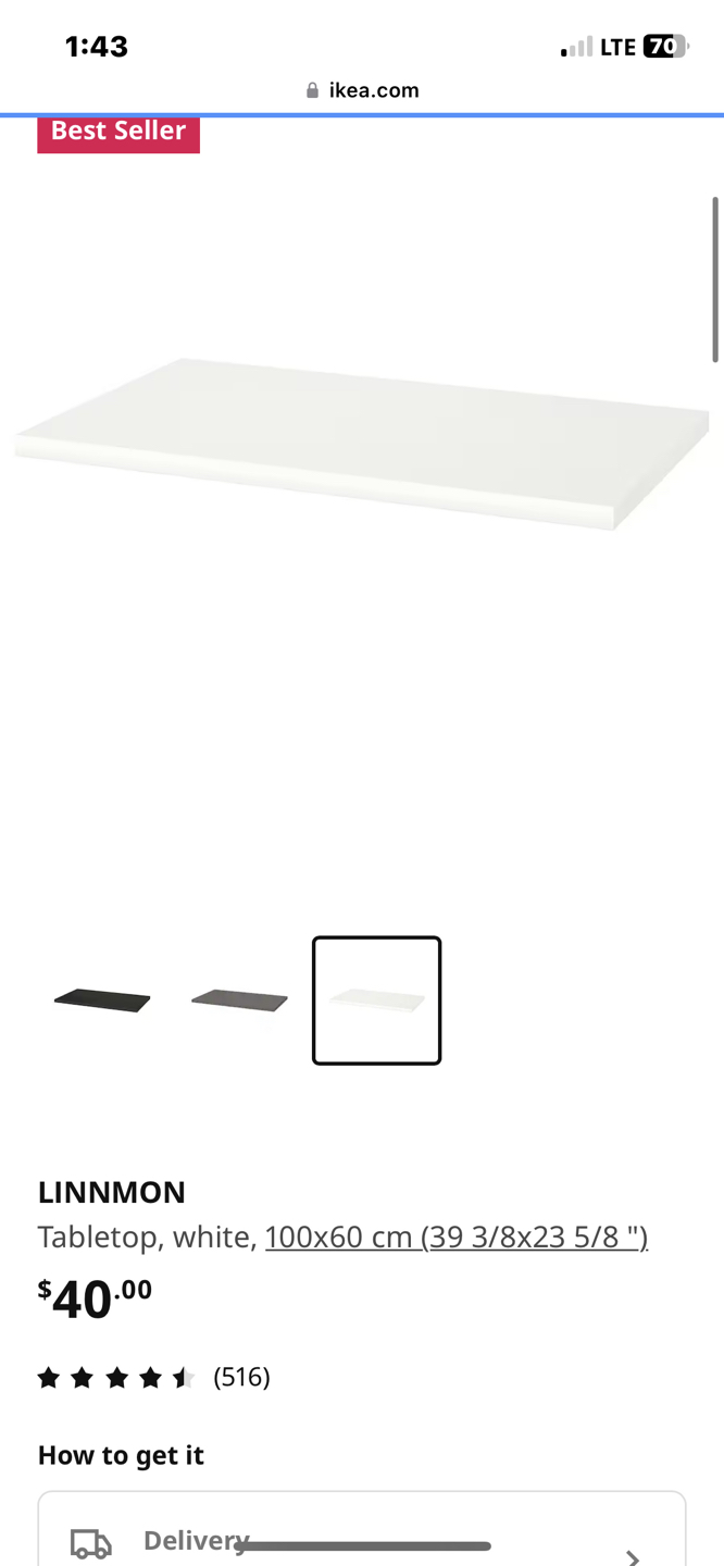 Ikea desk Linnmon - photo 4