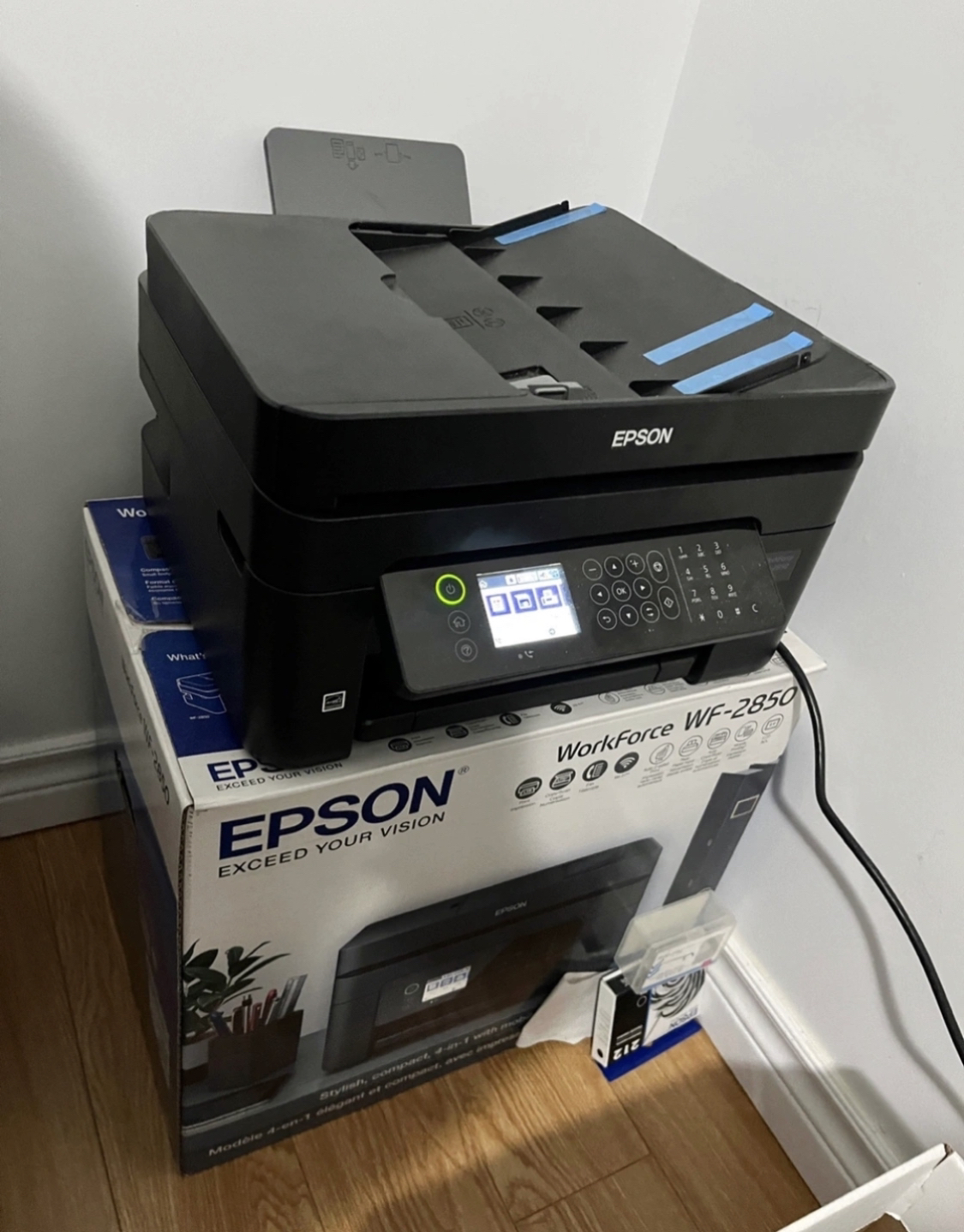 (With Ink) Epson printer scanner WorkForce WF-2850 Wireless thumbnail