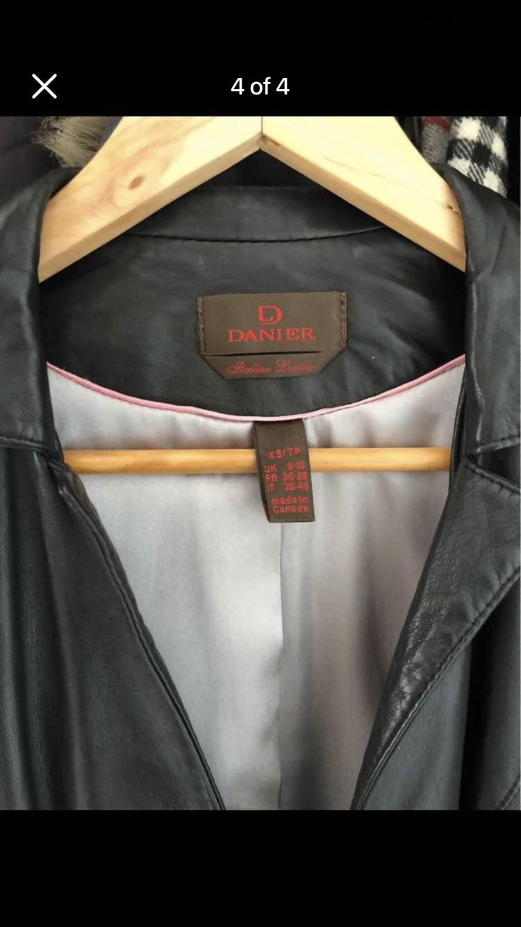 Leather Jacket Danier Leather New - photo 4