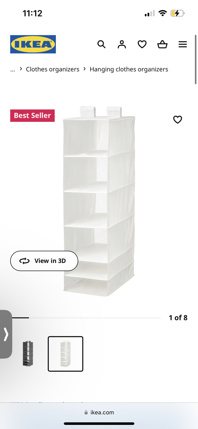 Ikea Skubb shoe storage