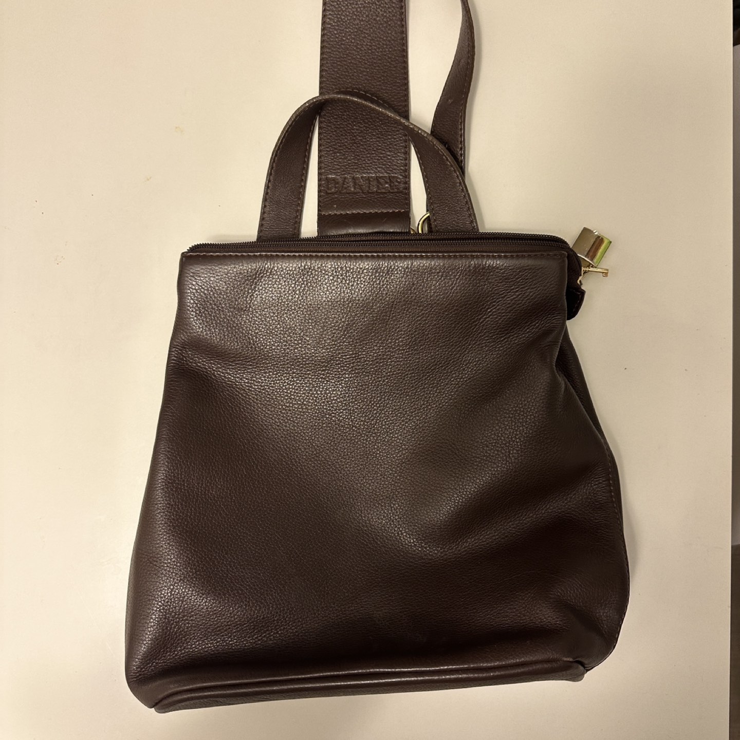 Danier Pebbled Leather Crossbody Bag thumbnail