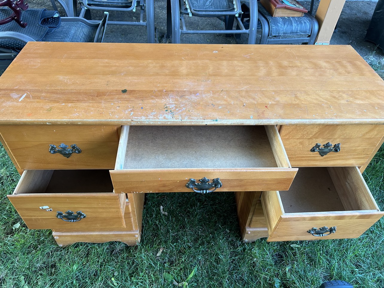 Solid Wooden Desk - photo 2