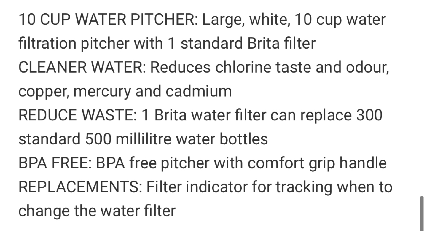 Brita® Large 10 Cup Water Filter Pitcher - photo 5