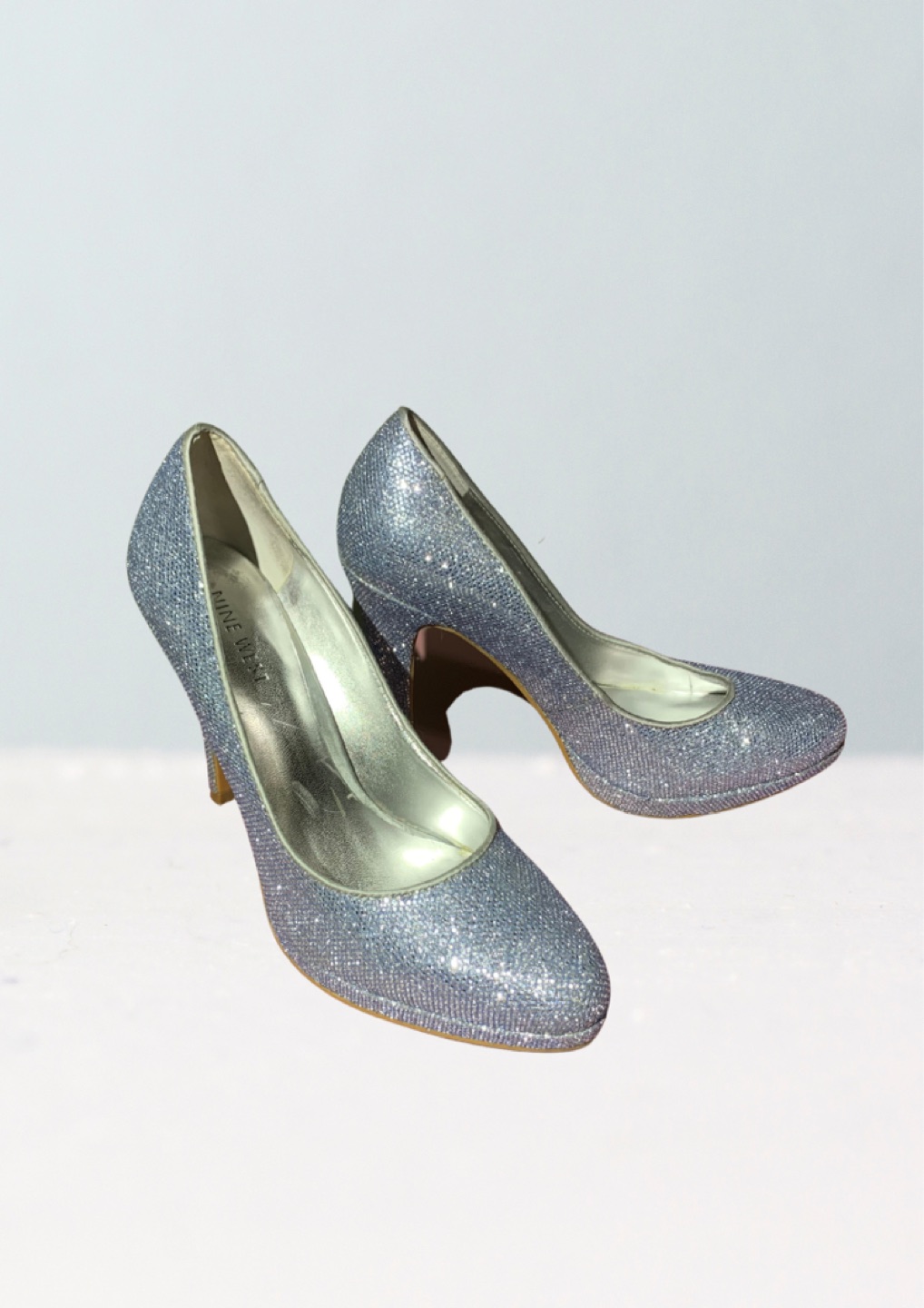 Nine West Cinderella Glittery Pumps