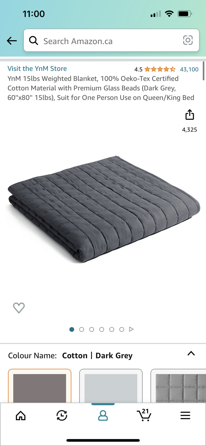 Barely used weighted blanket image indicator(4)