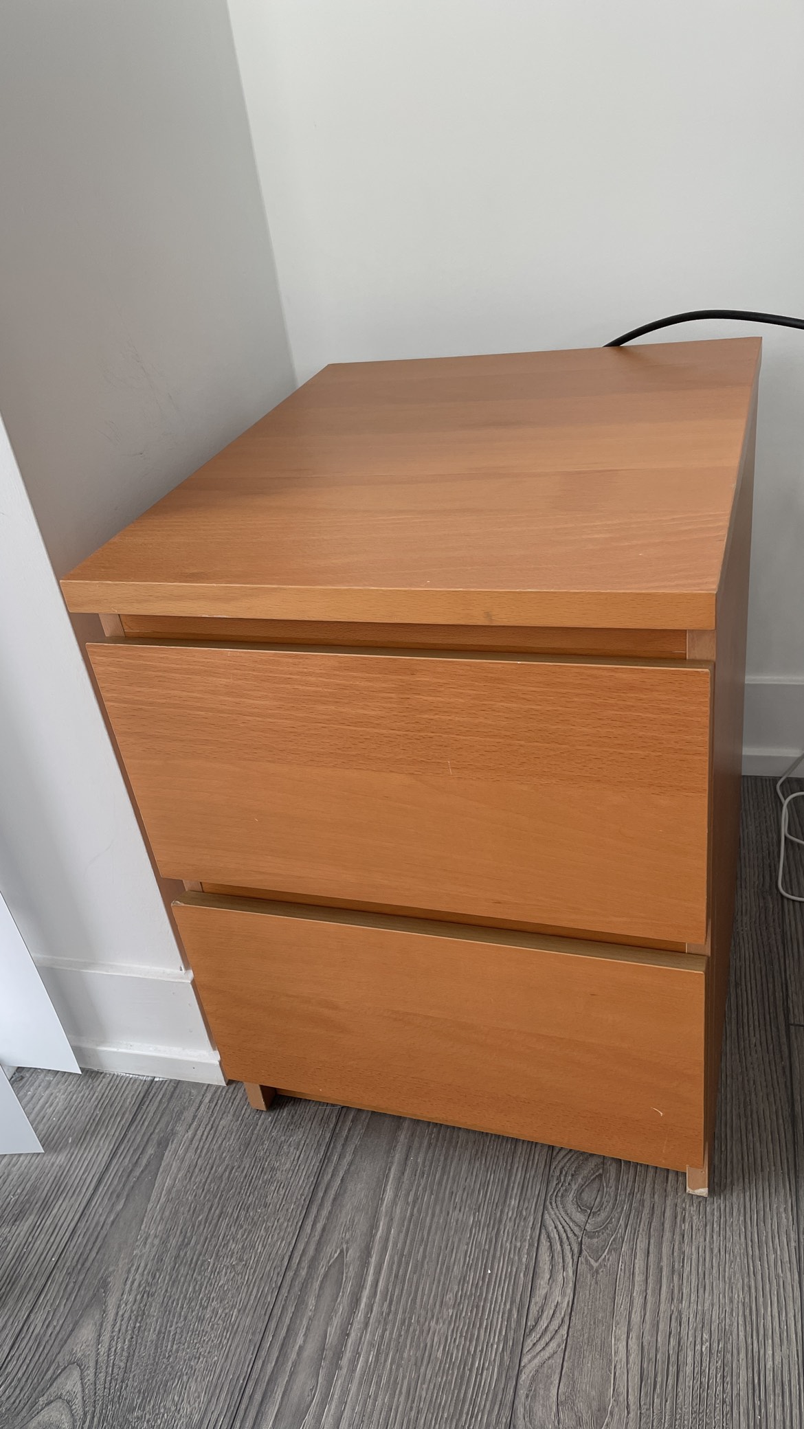 Wooden side table