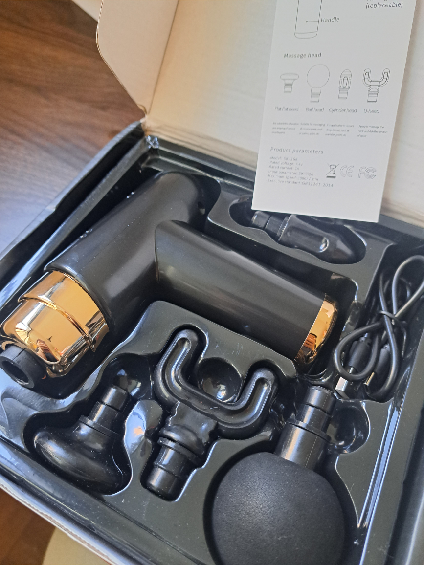 (New!) Deep tissue mini massage gun - photo 2