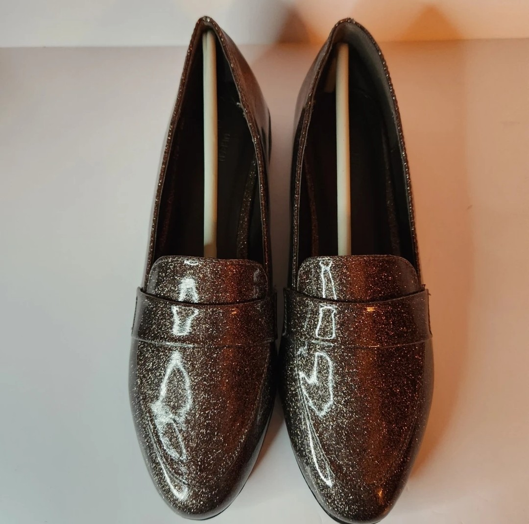 NEW GLITTER LOAFERS FROM URBAN OUTFITTERS WOMES 6 - photo 5
