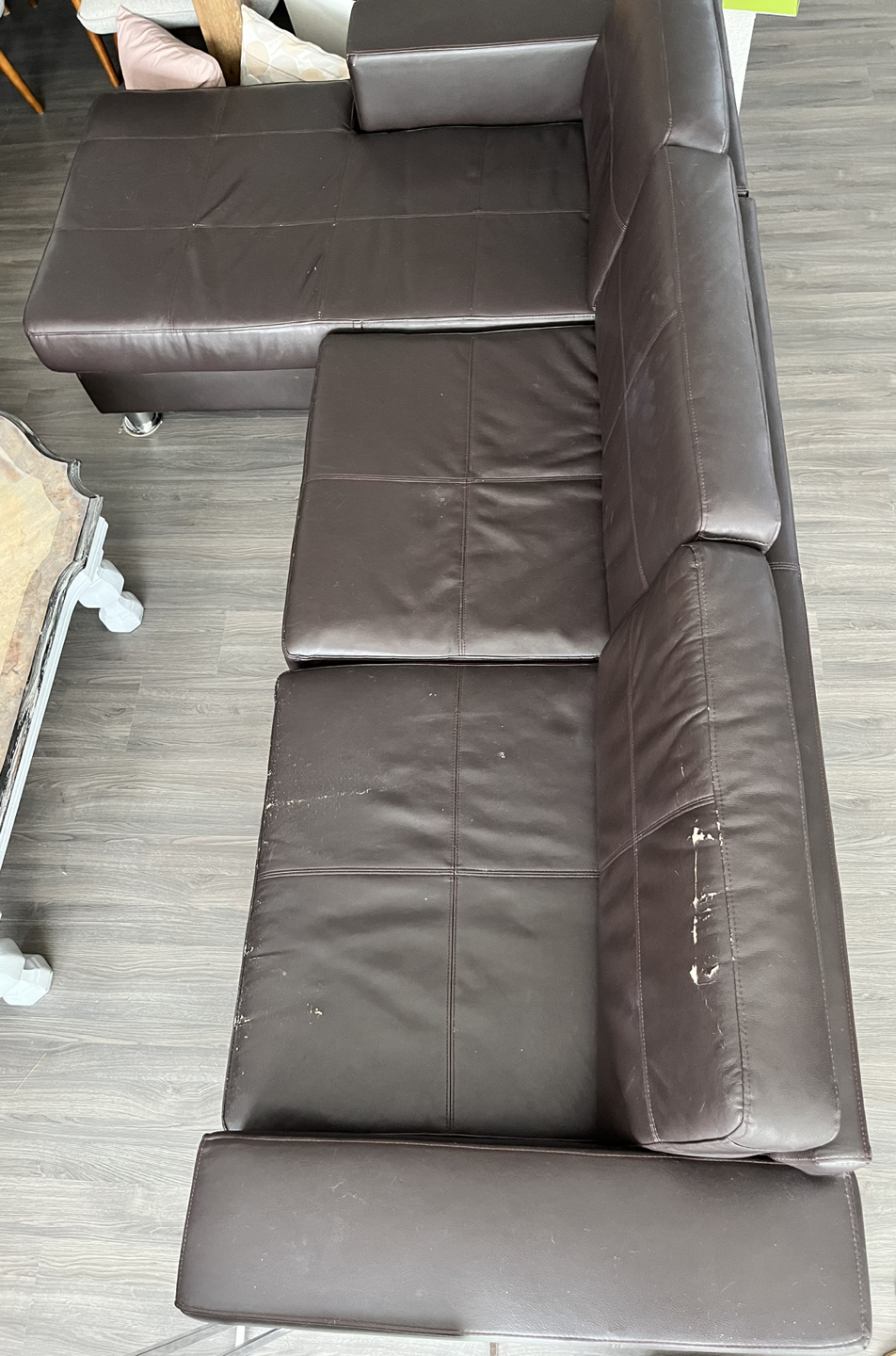 leather sofa - photo 3