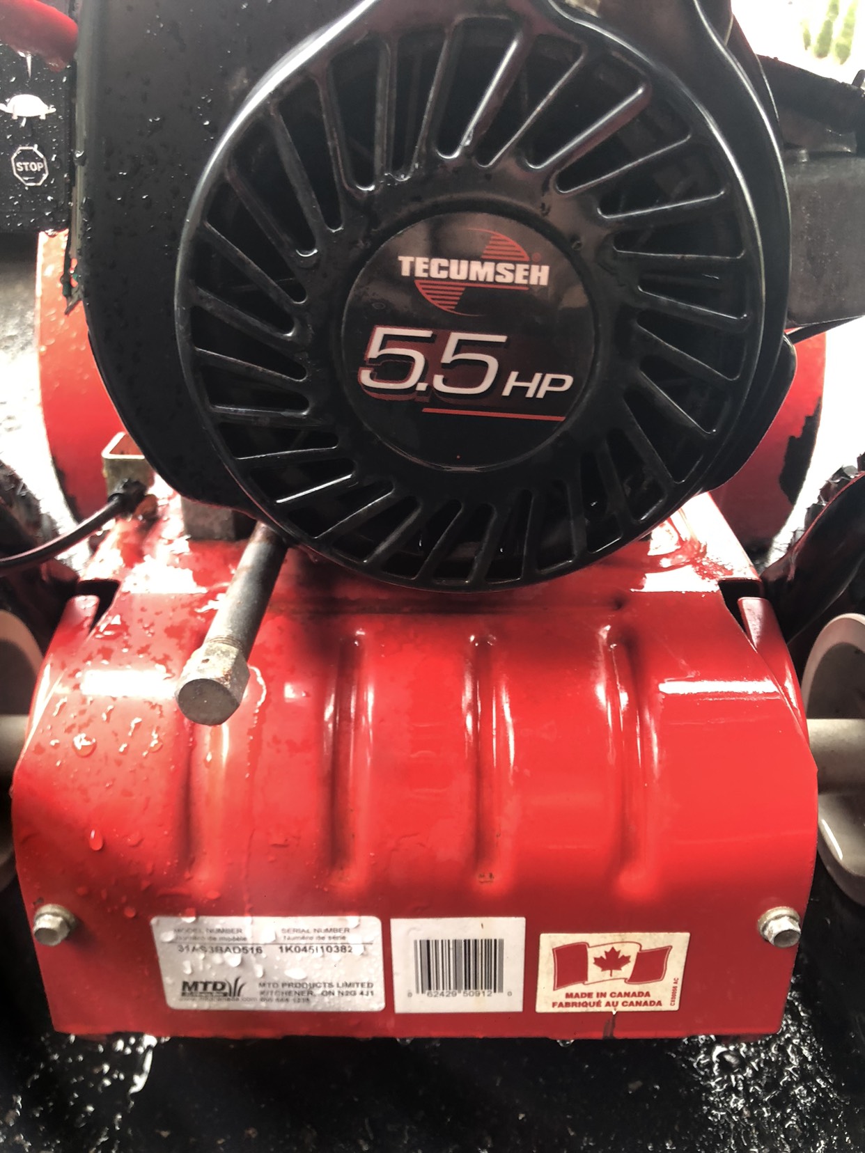 MTD 22 Inch Snowblower 5.5HP - photo 4
