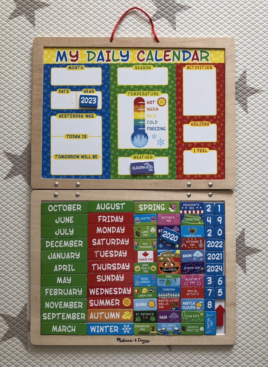 Melissa & Doug  my magnetic daily calendar image indicator(2)