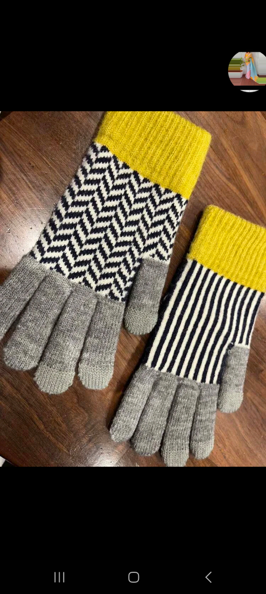 Herringbone Pattern Gloves image indicator(4)