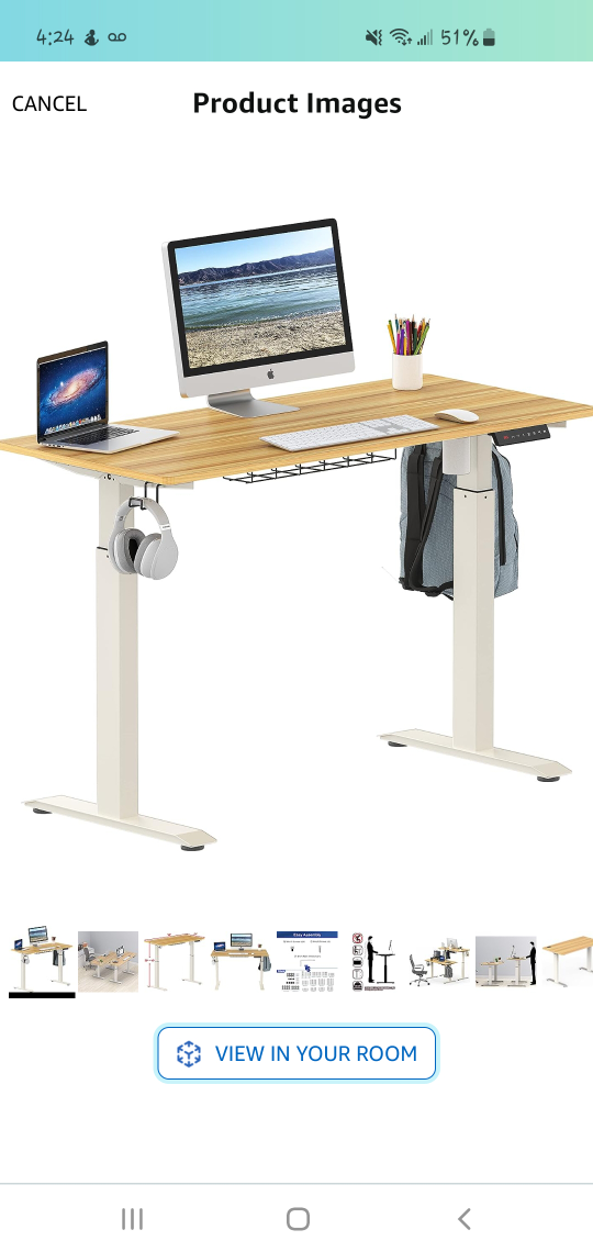 SHW Memory Preset Electric Height Adjustable Standing - photo 4