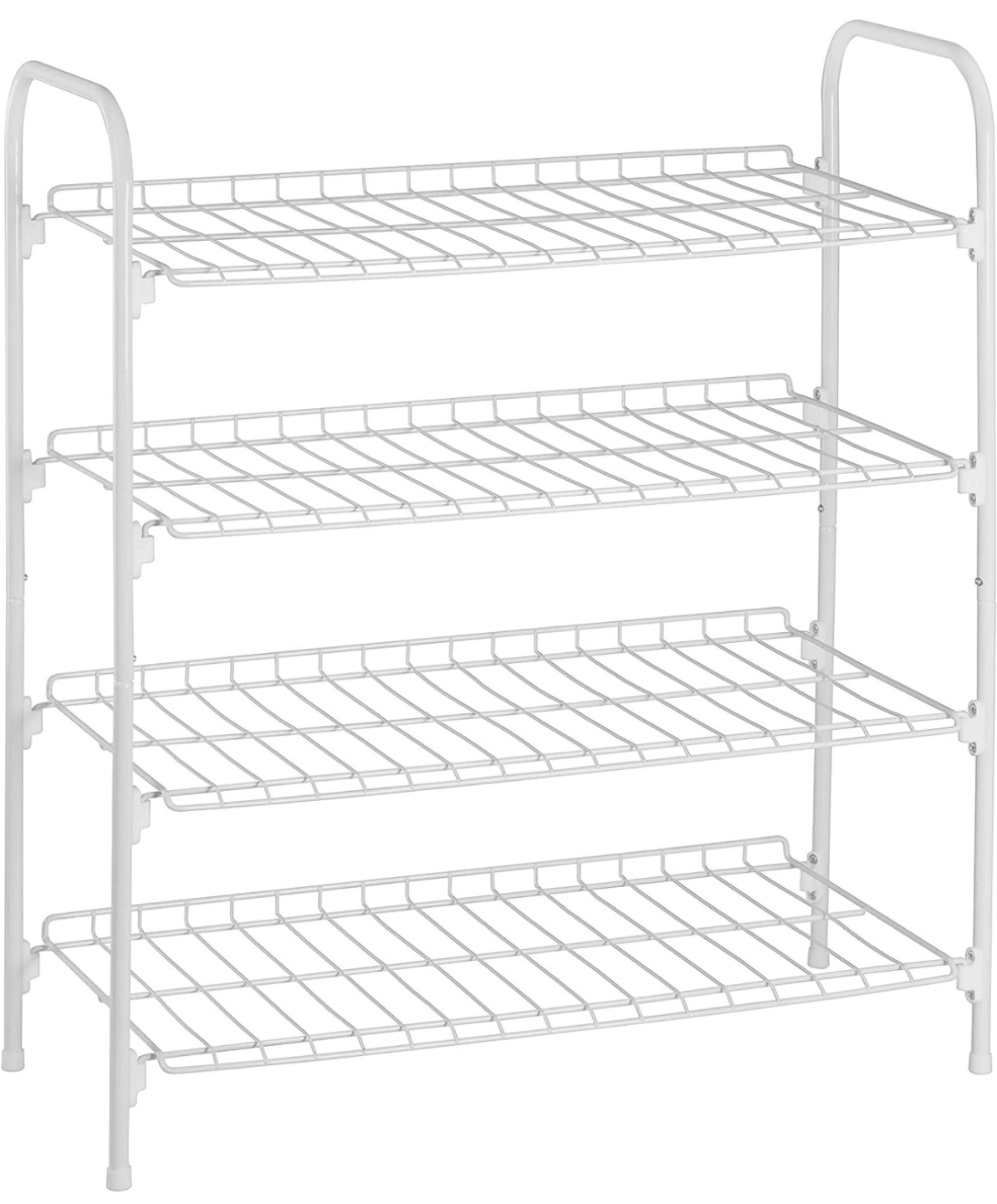 Shoe rack (4-tier, white) ~8/25