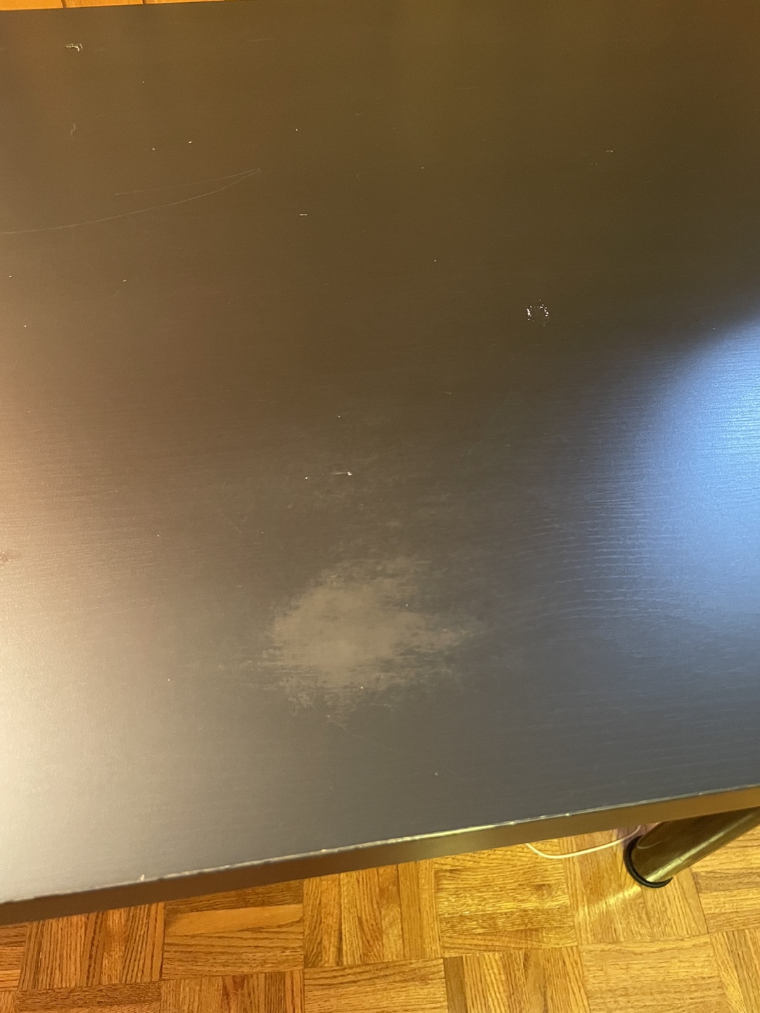 Black Ikea Desk + Legs - photo 2