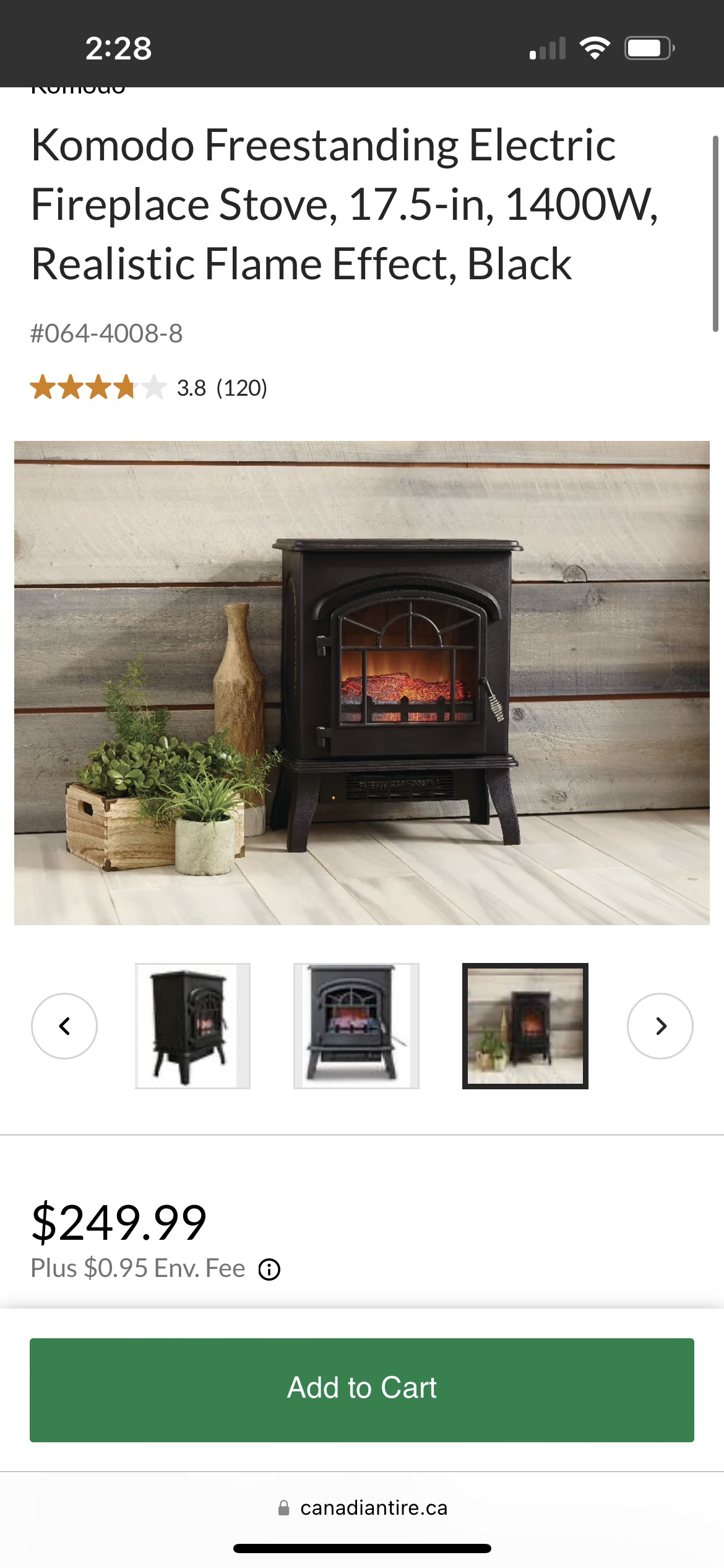 Electric Fireplace Stove - photo 3