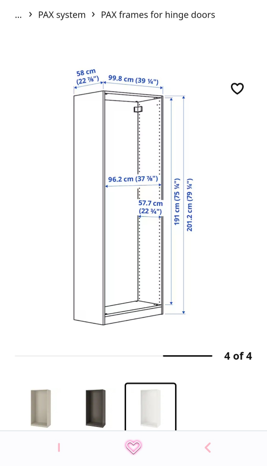 IKEA PAX wardrobe - photo 2