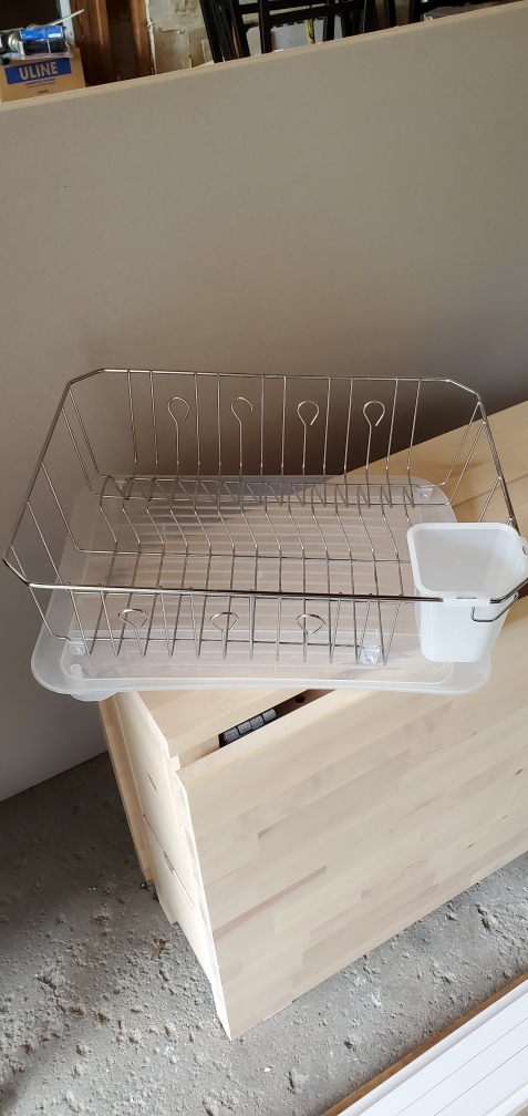 Dish rack and drain tray