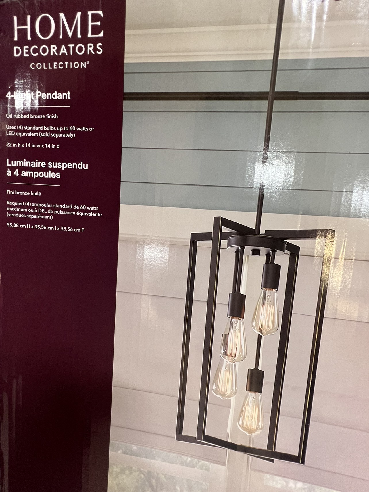 4 light pendant
