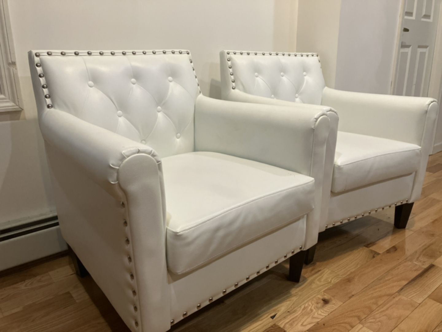 Faux Leather chairs