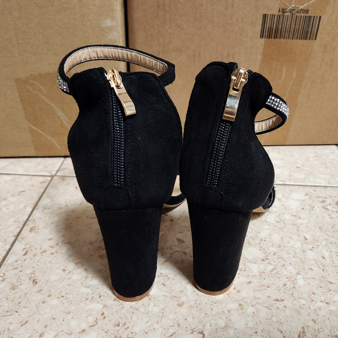 Women Rhinestone Ankle Strap Sandals - photo 3