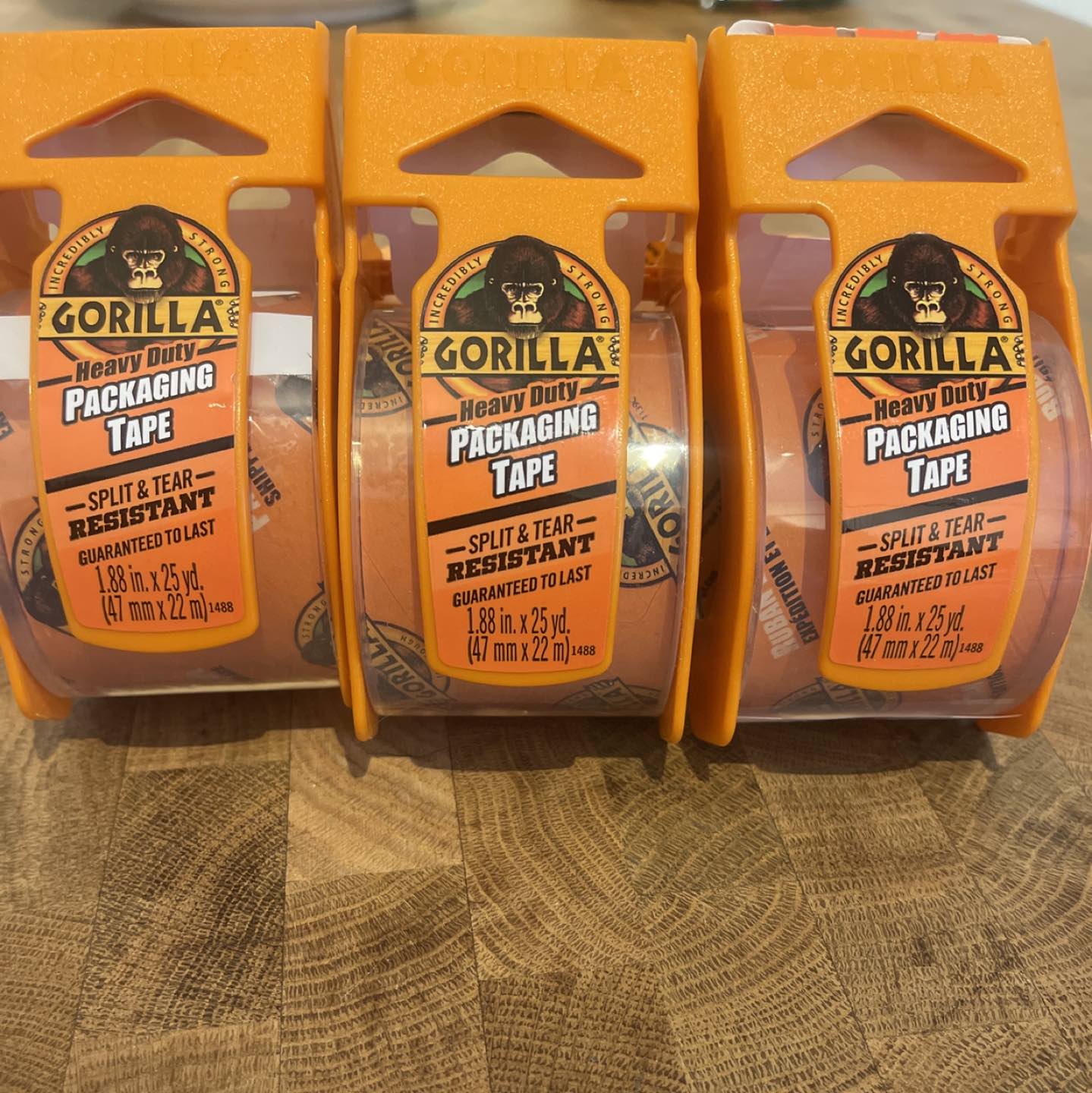 Heavy duty packing tape