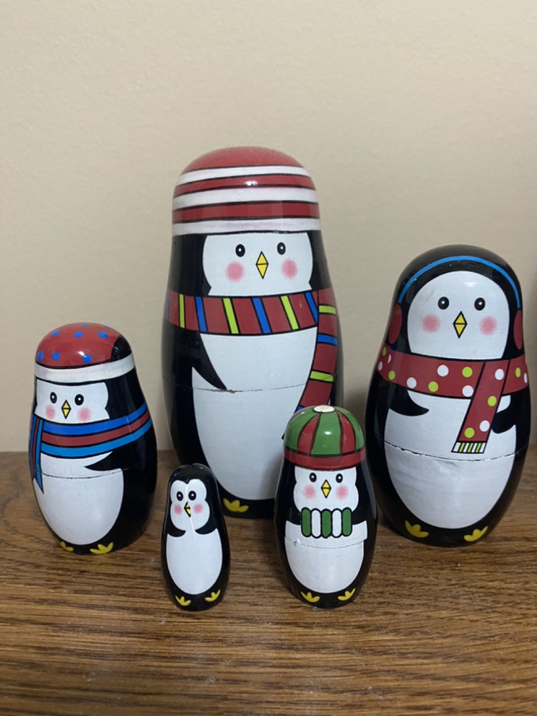 Penguin Nesting Doll set