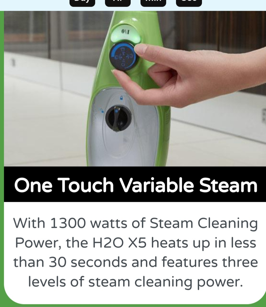 H20 Mop X5 Elite (Steam mop) barely used. - photo 4