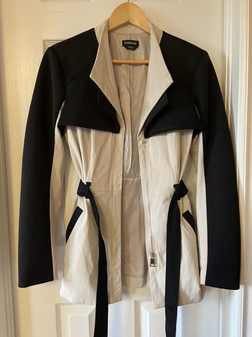 BEBE TIE FRONT TAILORED JACKET - photo 3