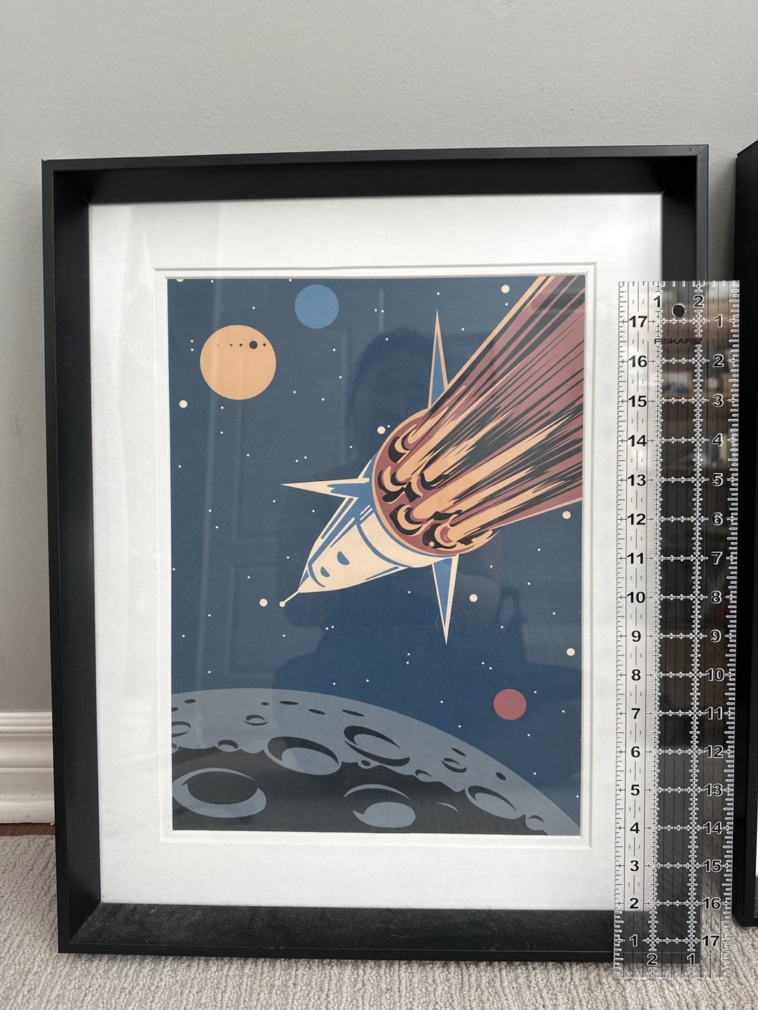 2 Rocket Illustration Frames for boy’s room - photo 2