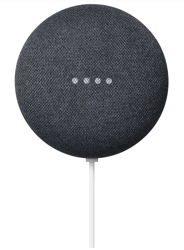 Google Nest Mini (2nd Gen) Smart Speaker - Charcoal