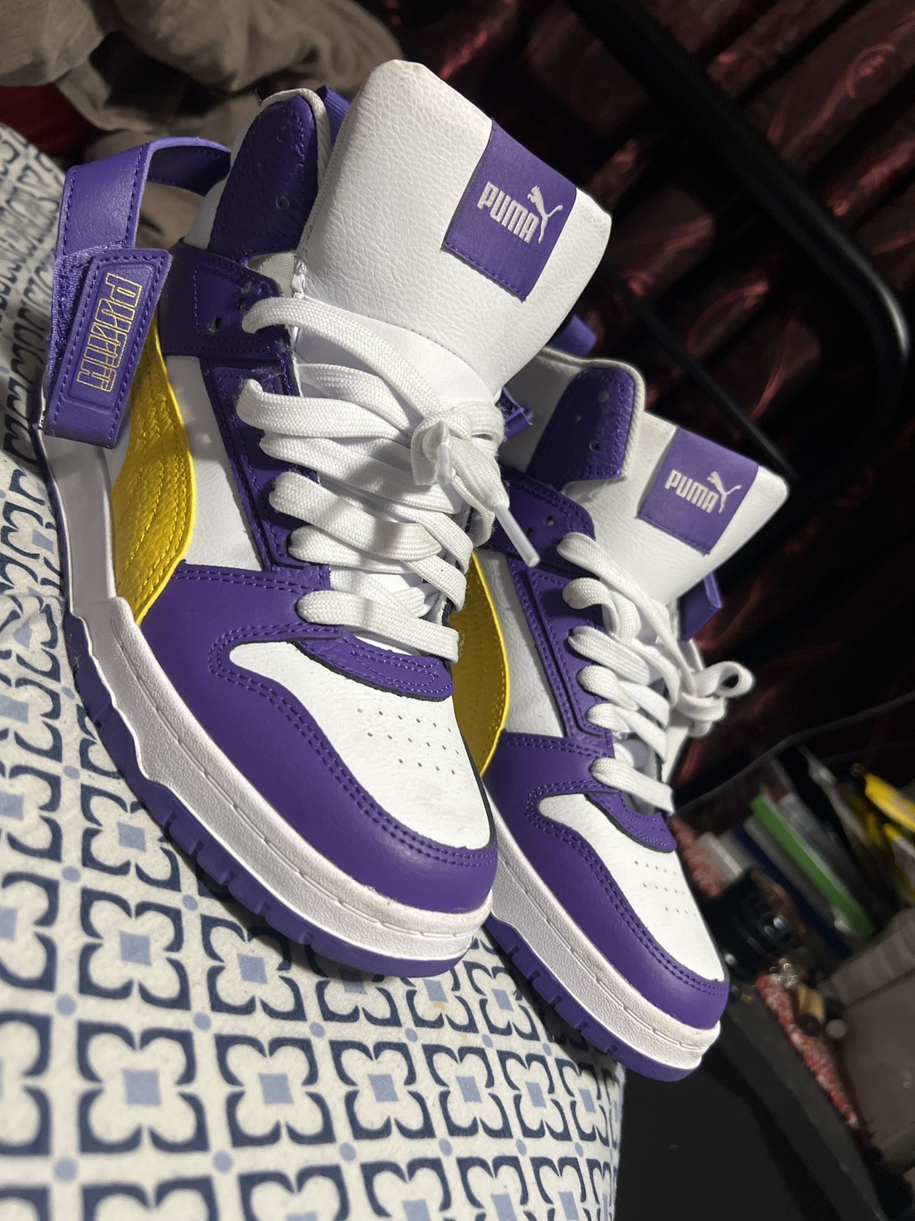 Men’s rebound game high top sneakers PUMA