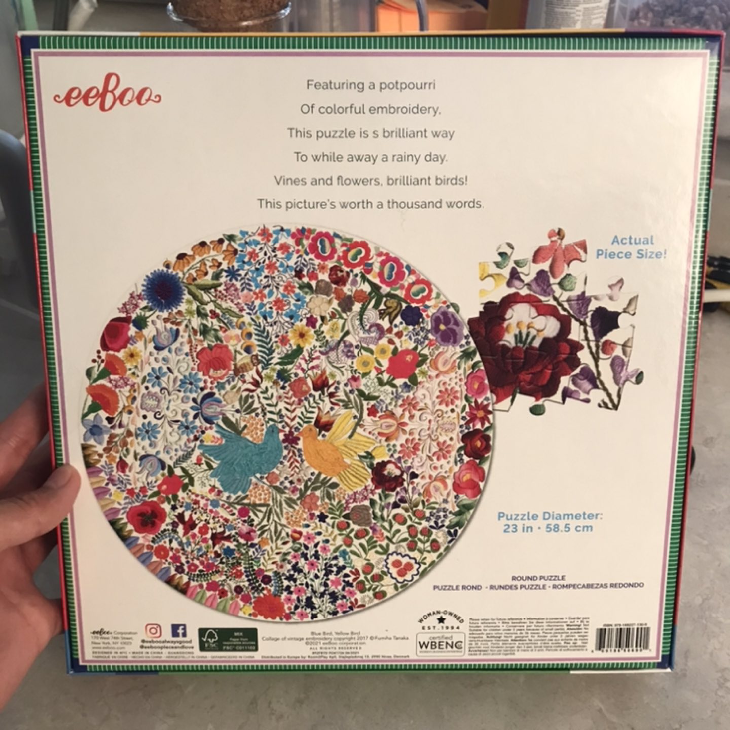 500 pcs Round puzzle - brand new image indicator(2)