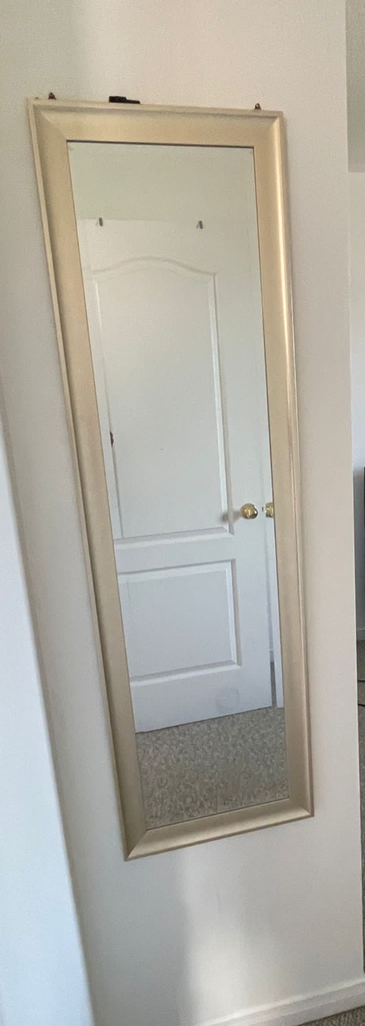Over the Door Framed Wall 50X14 (Inner Mirror size 48X12) - photo 3