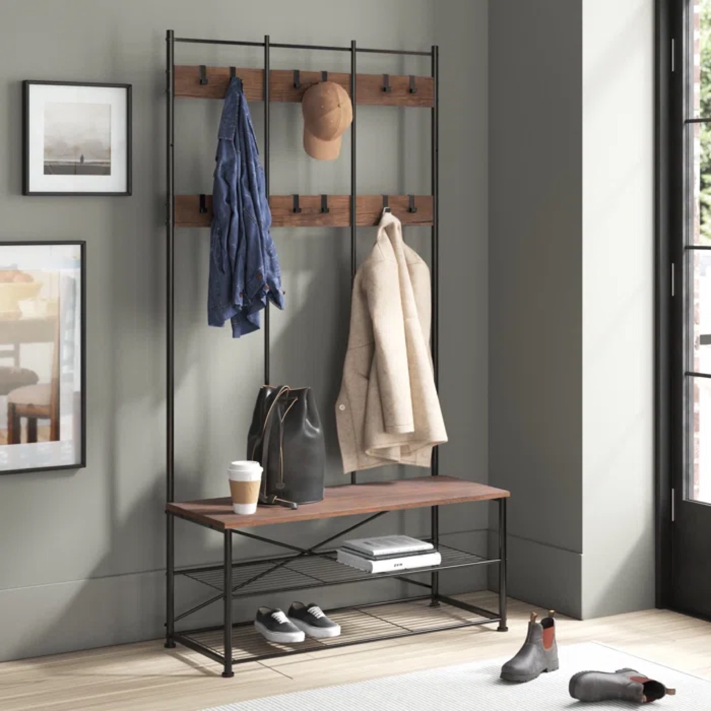 Coat + Shoe Rack 🧥👞 - photo 2