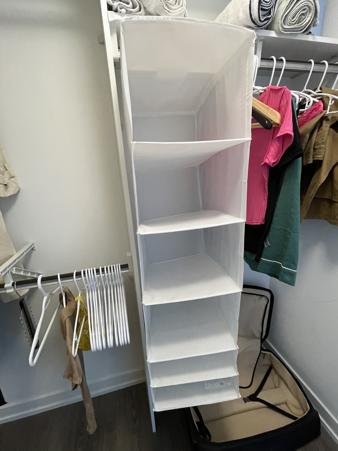 IKEA White Hanging Shelf Organizer thumbnail