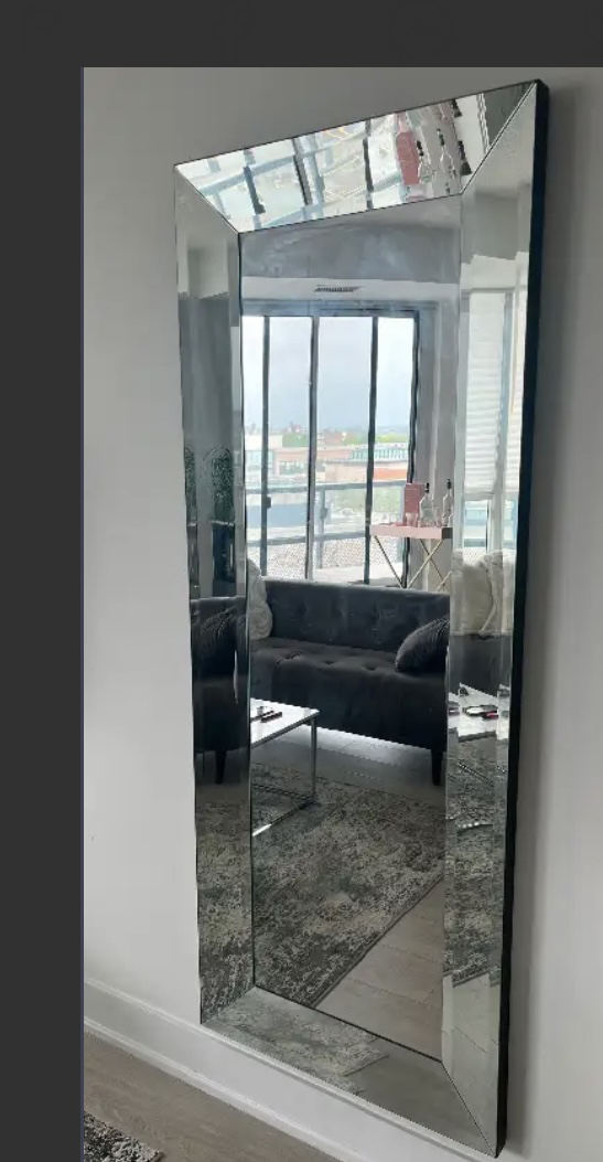 Glass full body mirror for sale