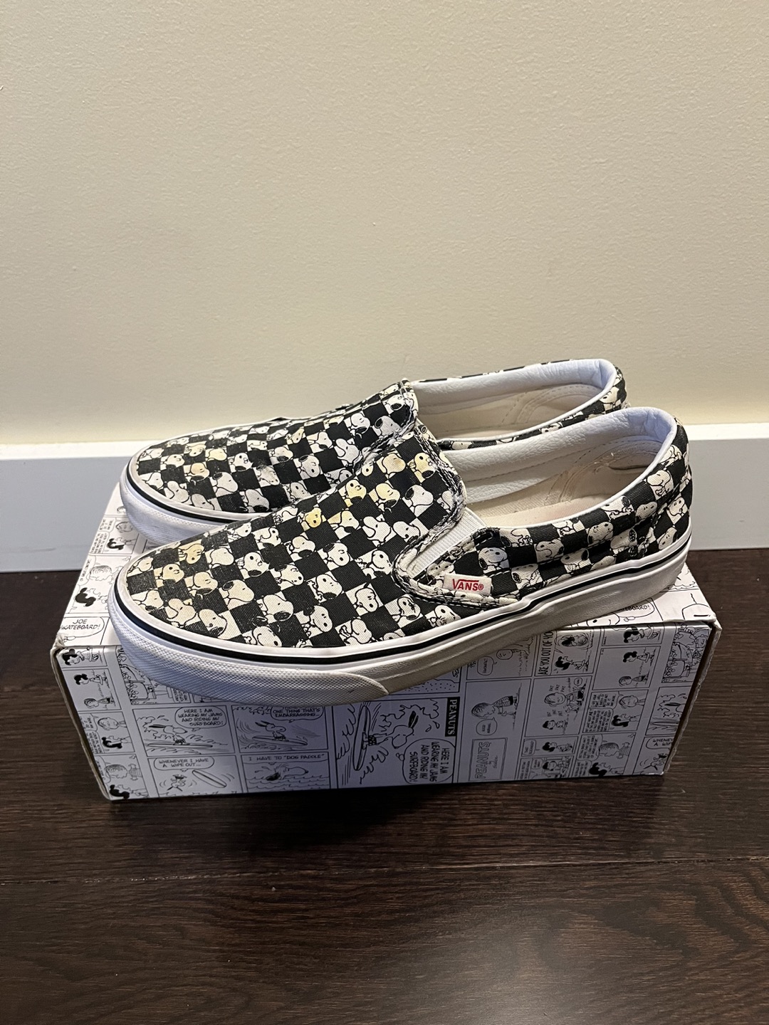 Vans Peanuts Snoopy Slip-On size 8.5