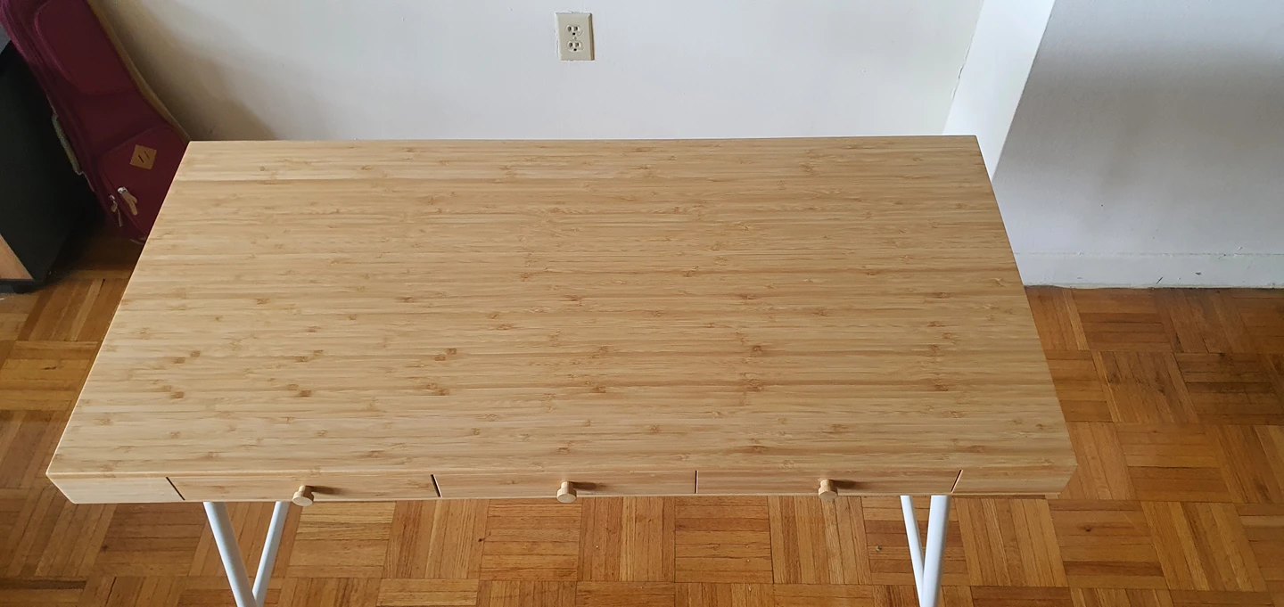 LILLÅSEN Desk, bamboo, 102x49 cm (40 1/8x19 1/4 ") - photo 2