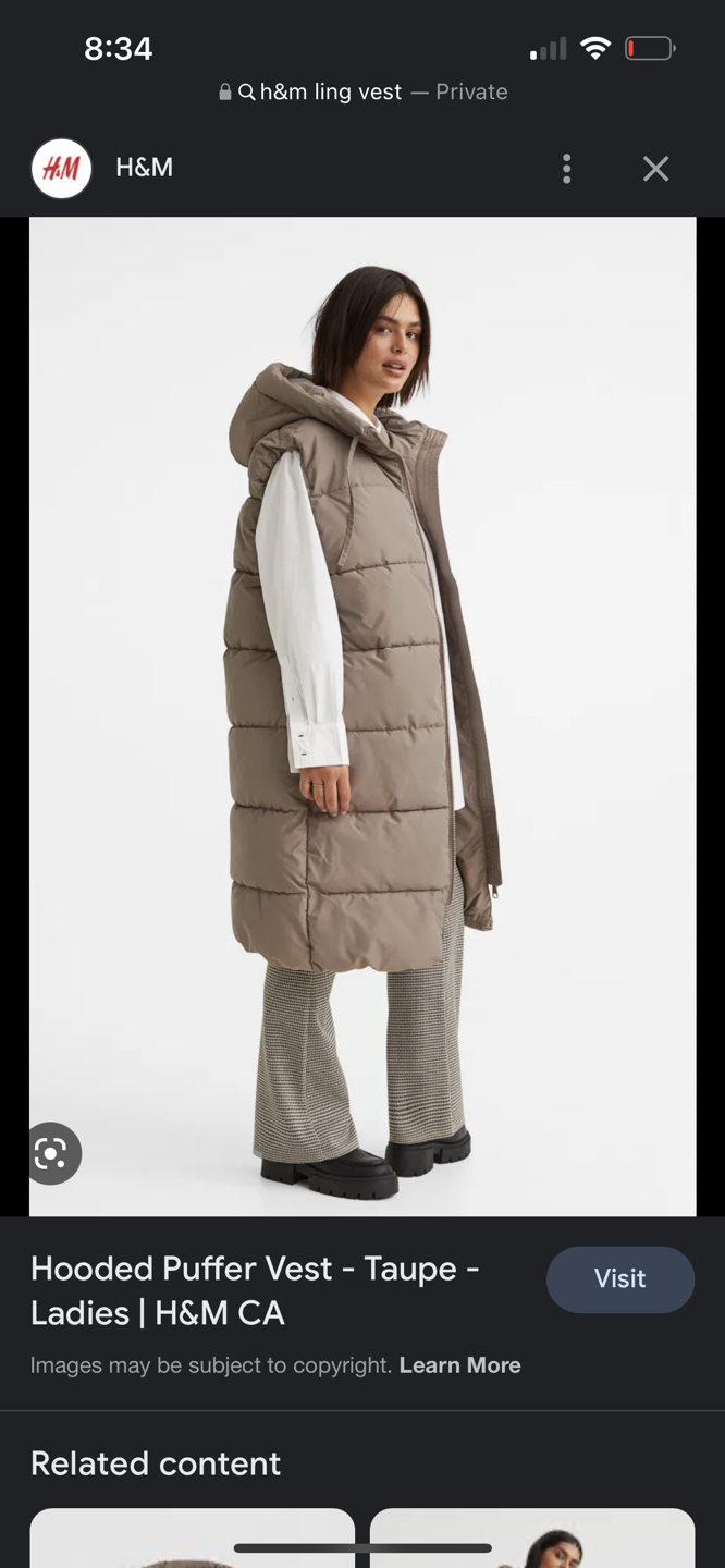 Long Vest H&M