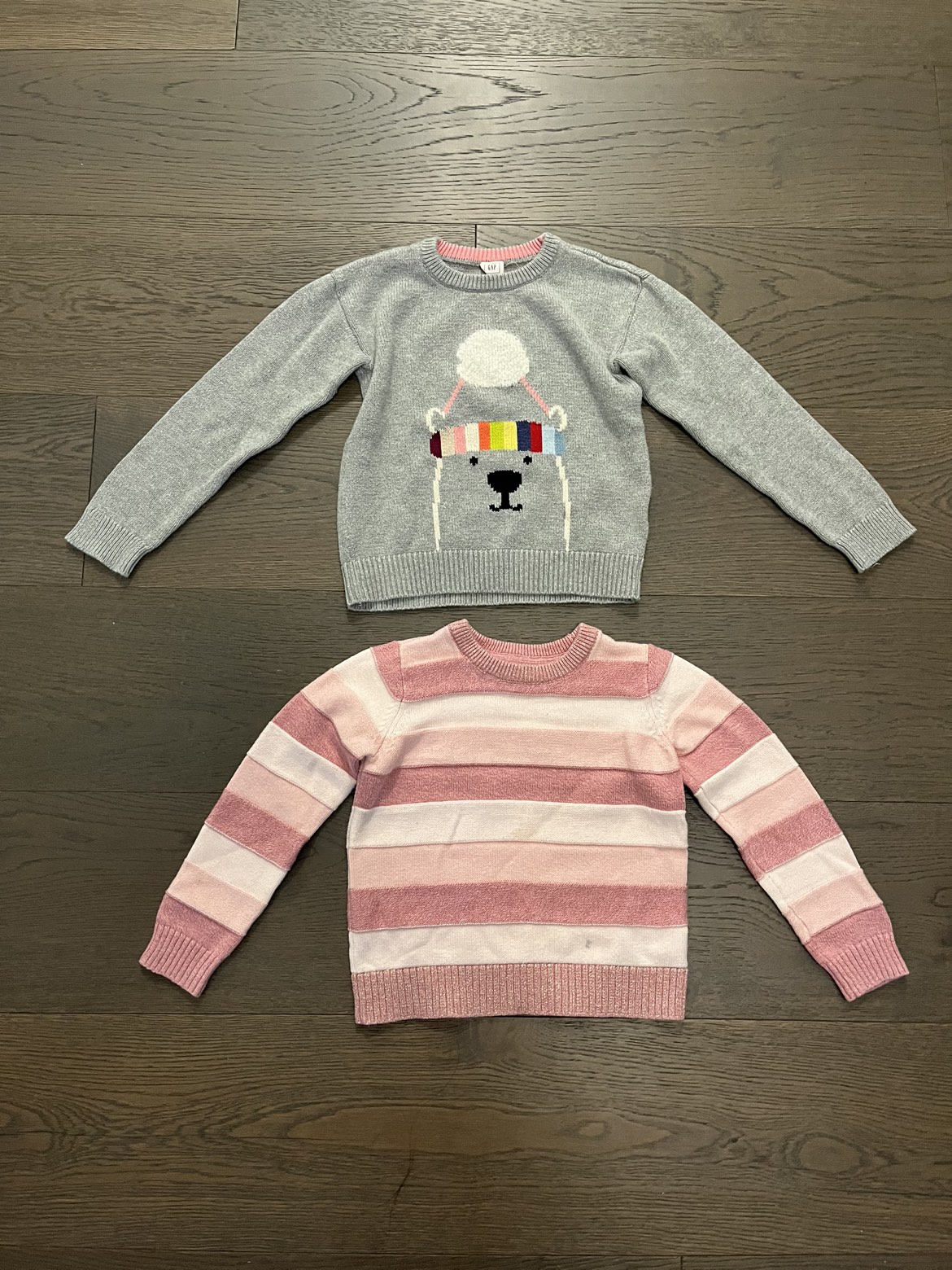 Gap girls sweaters sz 5 EUC retail $55 each thumbnail