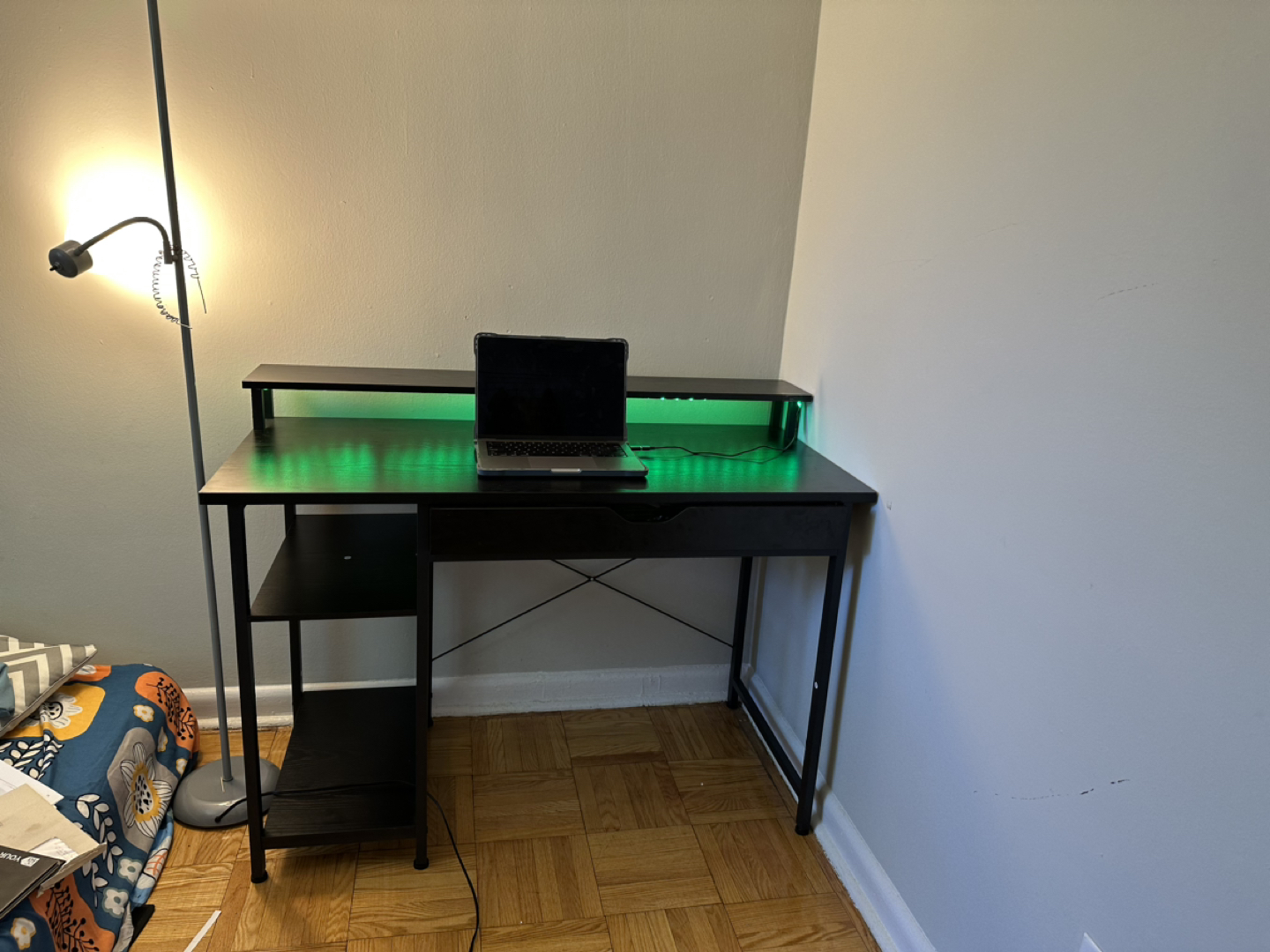 Computer Desk with Shelves and Drawer, 47” - photo 4
