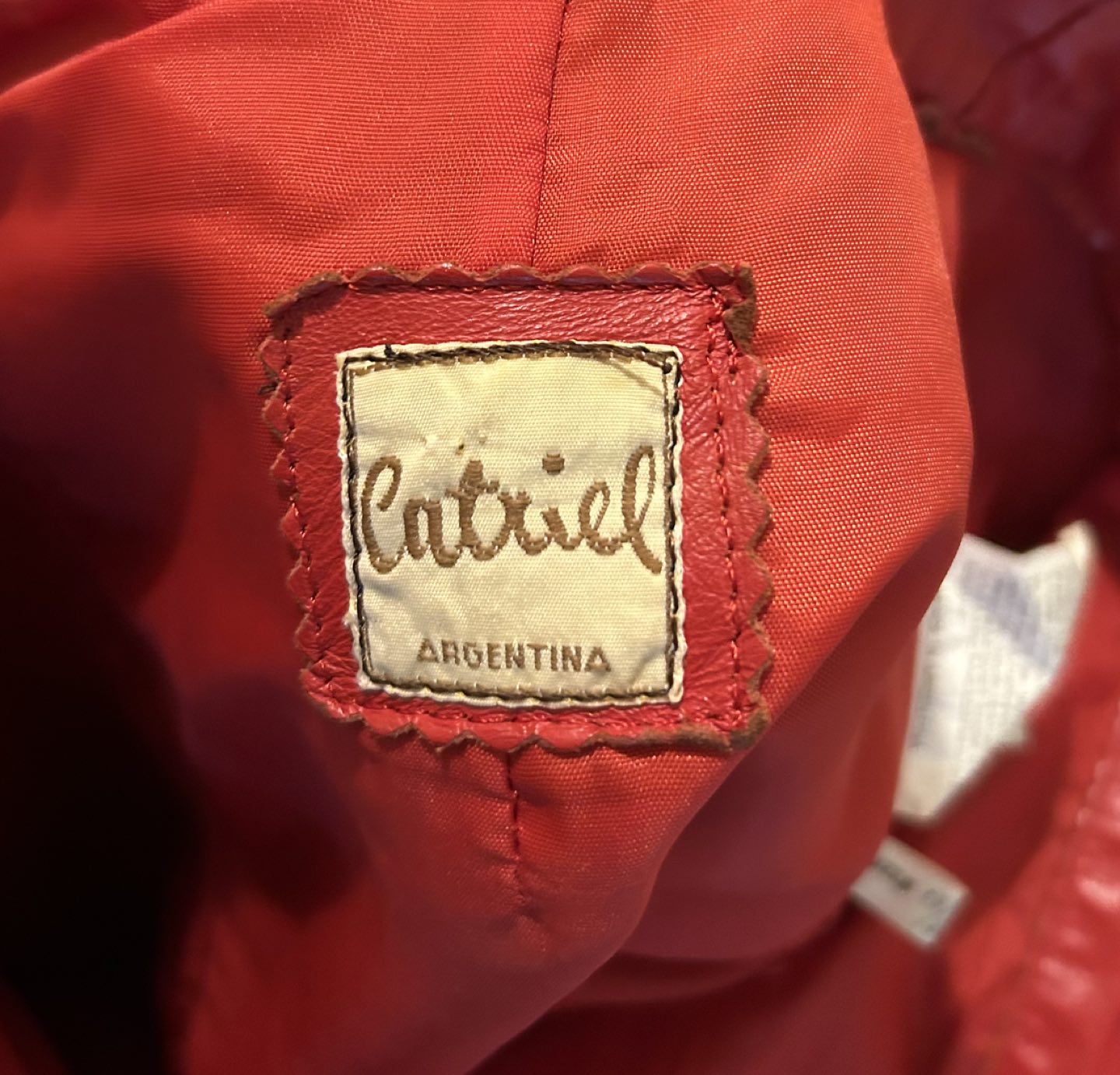 Red Leather Skirt image indicator(4)