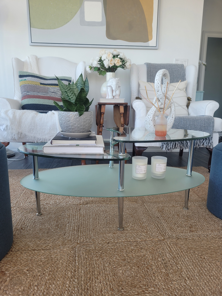 luxury glass coffee table thumbnail