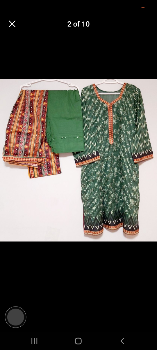 Pakistani Ladies Lawn Suits 3 Pieces Original Lakhani Large Size image indicator(9)