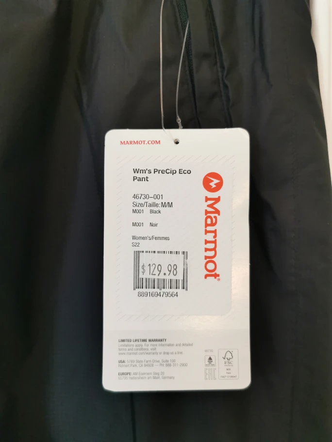 Marmot Waterproof Rain Pants (Women's Size M) - photo 3